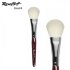 Кисть gso24 Roubloff овальная для пудры и румян, синтетика имитация козы