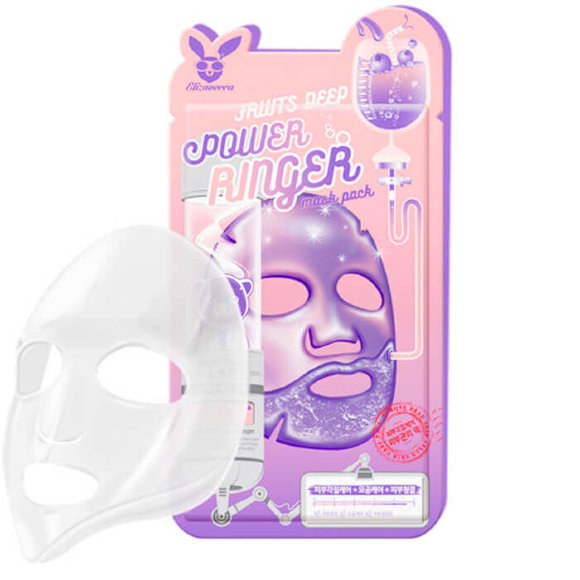 Маска для лица Elizavecca с фруктовыми экстрактами - Fruits Deep Power Ringer Mask Pack