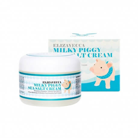 Крем для лица Elizavecca увлажняющий с морской солью - Milky Piggy Sea Salt Cream, 100 мл