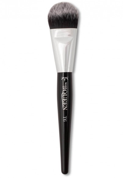 Кисть для тона MakeUp Queen плоская большая - T6