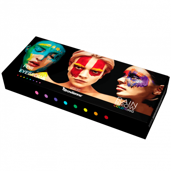[Истекающий срок годности] Набор цветных пигментов прямого действия BrowXenna - RainBrow Coloring