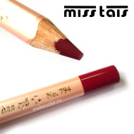 Карандаш для губ 2-в-1 Miss Tais Мерцалле №794 помада-блеск и контур для губ