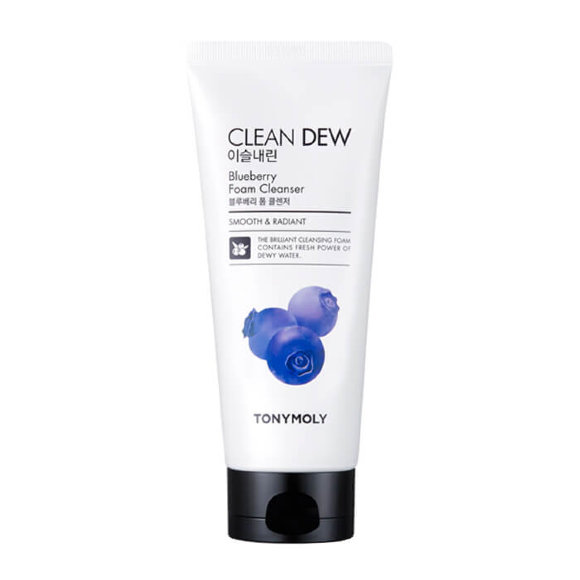 Пенка для умывания Tony Moly - Clean Dew Foam Cleanser - Blueberry