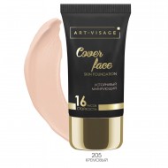 Тональный крем ART-VISAGE устойчивый матирующий "Cover Face" - 205 кремовый Тональный крем ART-VISAGE устойчивый матирующий "Cover Face" - 205 кремовый