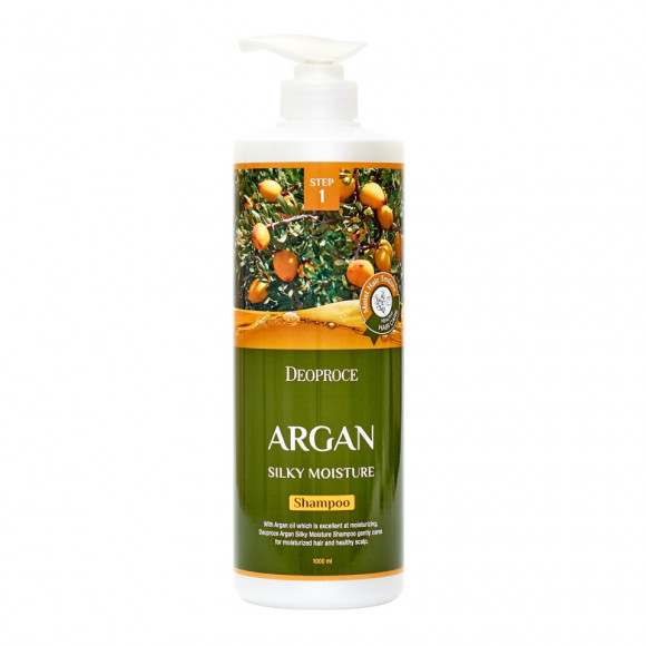Шампунь для волос Deoproce - увлажняющий с маслом арганы - Argan Silky Moisture