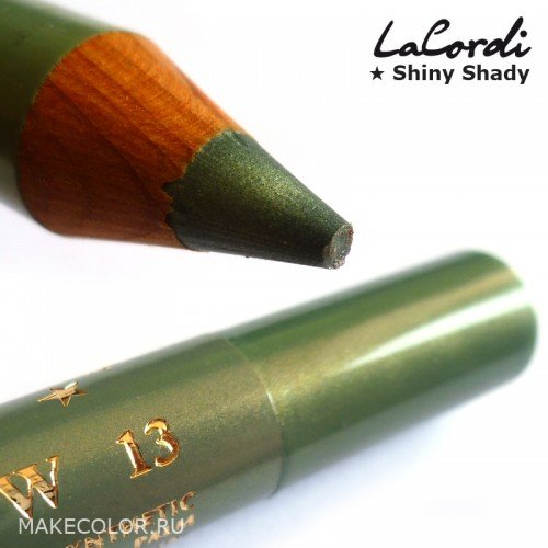 Тени-карандаш "Shiny Shady" №13 Ранняя зелень LaCordi