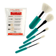  Набор кистей Валери-Д "Мини" на короткой ручке коза - цвет ручки Бирюза - М53-4