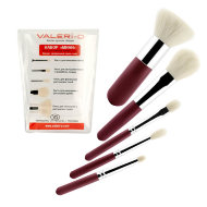  Набор кистей Валери-Д "Мини" на короткой ручке коза - цвет ручки Сливовый - М53-5
