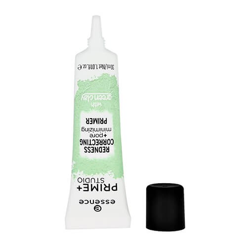 Праймер для лица Essence - Prime + Studio Redness Correcting + Pore Minimizing Primer