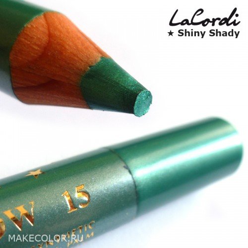 Тени-карандаш "Shiny Shady" №15 Изумрудный LaCordi