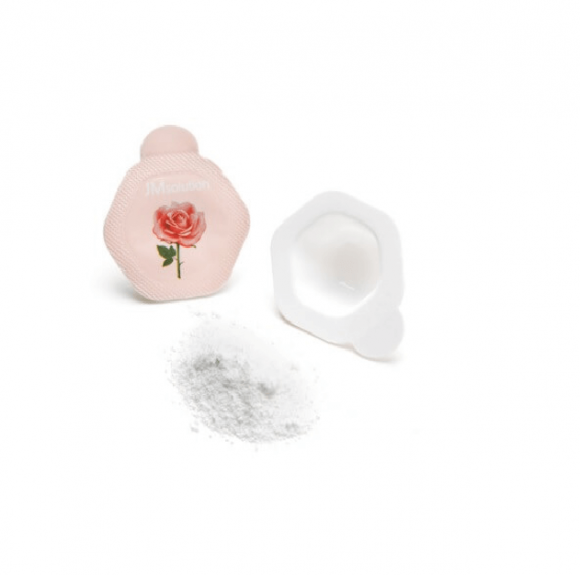 Энзимная пудра JMsolution для сияния кожи с розовой водой - Glow Luminious Flower Firming Powder Cleanser Rose