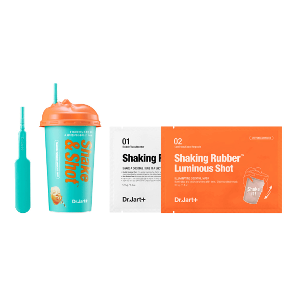 Альгинатная маска для лица Dr.Jart+ Dermask Shaking Rubber Luminous Shot 50g придающая сияние Альгинатная маска для лица Dr.Jart+ Dermask Shaking Rubber Luminous Shot 50g придающая сияние