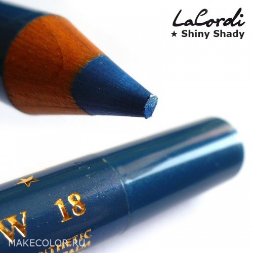 Тени-карандаш "Shiny Shady" №18 Индиго LaCordi