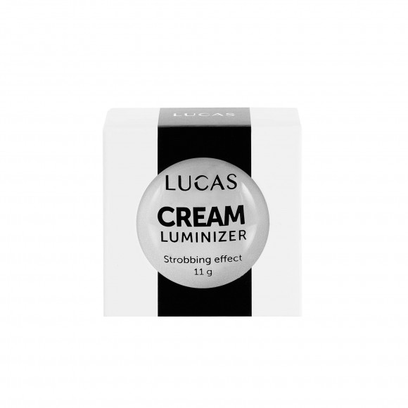 Кремовый хайлайтер для лица Lucas Cream Luminizer - тон 01, серебро