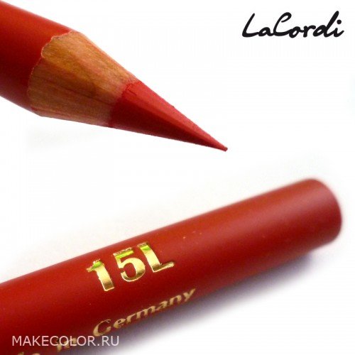 Карандаш для губ LaCordi "Care & Easy" №15L Красный