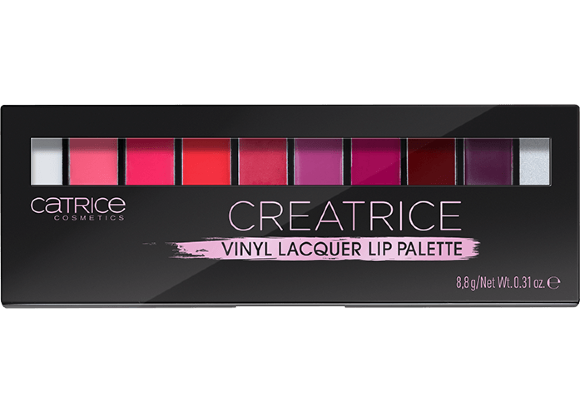 Палетка для макияжа губ CATRICE праймер, губные помады, пудра для губ Creatrice Vinyl Lacquer Lip Palette 020