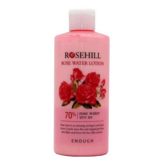 [Истекающий срок годности] Лосьон для лица Enough с розовой водой - Rosehill Rose Water Lotion 70%, 300 мл
