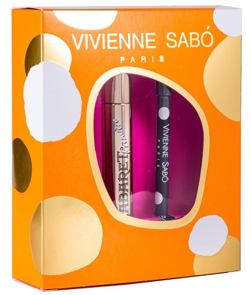 Подарочный набор VIVIENNE SABO - тушь для ресниц "Cabaret premiere" тон 01 + карандаш для глаз "Merci" тон 301