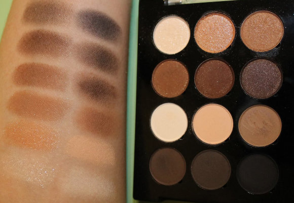 Палетка теней Make-Up Atelier Paris 12 цветов - P12C/ESN Нюд Палетка теней Make-Up Atelier Paris 12 цветов - P12C/ESN Нюд