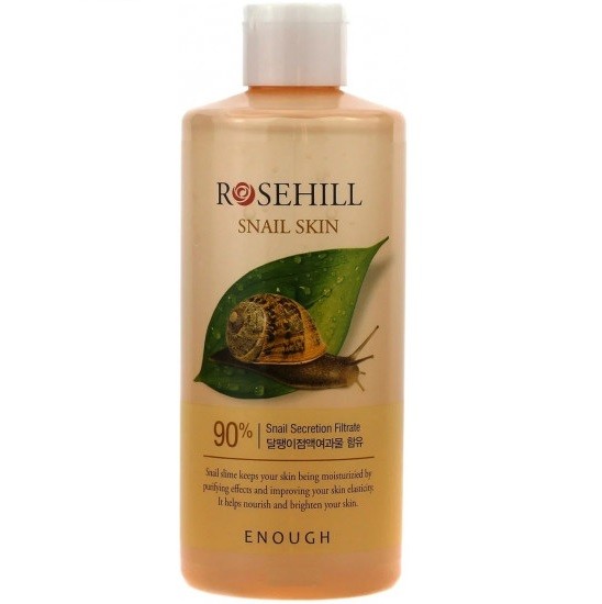 Тонер для лица Enough с муцином улитки - Rosehill Snail Skin 90%, 300 мл