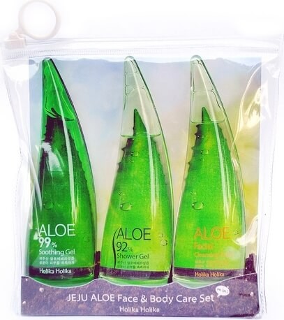 Набор для ухода за лицом и телом Holika Holika - Jeju Aloe Face & Body Care Set