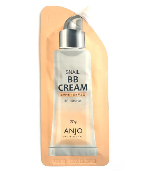 BB-крем для лица ANJO Professional с экстрактом муцина улитки - Snail BB Cream, SPF 50+, PA+++, 27 гр