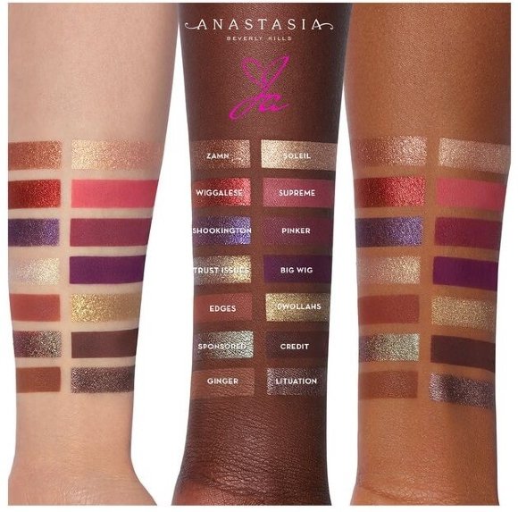 Палетка теней Anastasia Beverly Hills - Jackie Aina - Eye Shadow Palette Палетка теней Anastasia Beverly Hills - Jackie Aina - Eye Shadow Palette