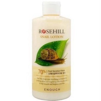 Лосьон для лица Enough с муцином улитки - Rosehill Snail Lotion 70%, 300 мл