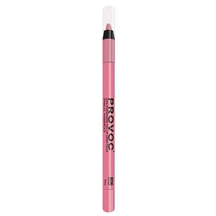 Полуперманентный гелевый карандаш для губ Provoc 806 Roziz (лилово-розовый нюд)