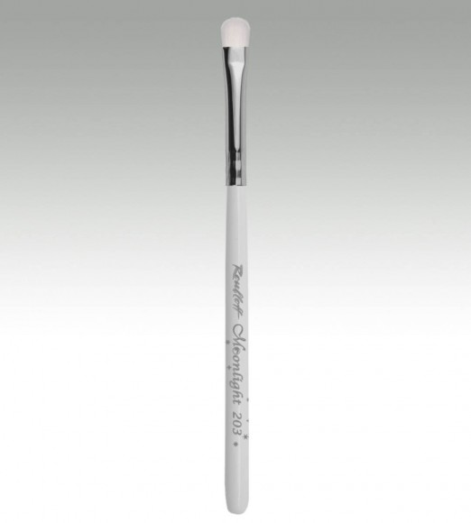 203 Кисть для макияжа Moonlight №8 Roubloff Gso08ml овальная, имитация козы 203 Кисть для макияжа Moonlight №8 Roubloff Gso08ml овальная, имитация козы