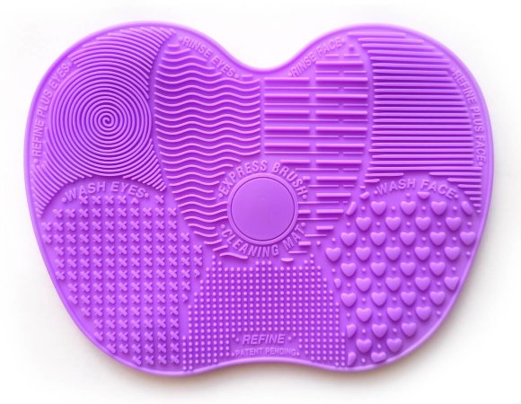 Коврик для мытья кистей силиконовый - Фиолетовый