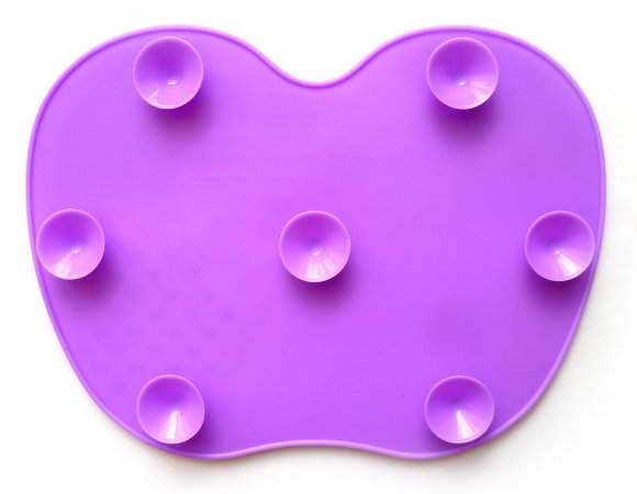 Коврик для мытья кистей силиконовый - Фиолетовый