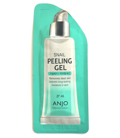 Гель-скатка для лица ANJO Professional с экстрактом муцина улитки - Snail Peeling Gel, 27 гр
