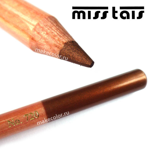 Карандаш для глаз Miss Tais (Чехия) №720 бронзово-коричневый