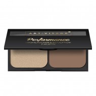 Палетка компактных хайлайтера и скульптора  ART-VISAGE  Performance 02 Палетка компактных хайлайтера и скульптора  ART-VISAGE  Performance 02