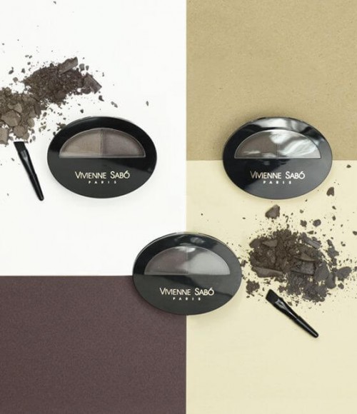 Тени для бровей двойные VIVIENNE SABO - Brow Arcade - 02 для шатенок и рыжеволосых