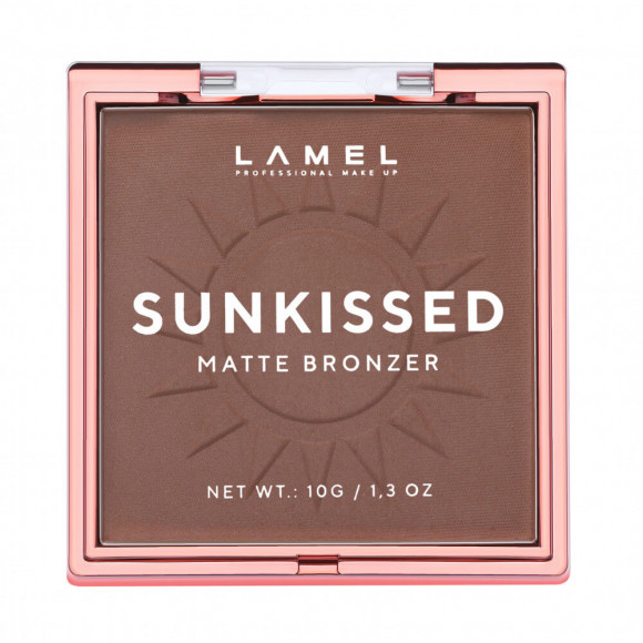 Пудра бронзер для лица Lamel Professional - Sunkissed Matte Bronzer 401 