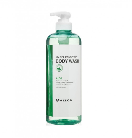 Гель для душа Mizon с экстрактом алоэ - My Relaxing Time Body Wash Aloe, 800 мл