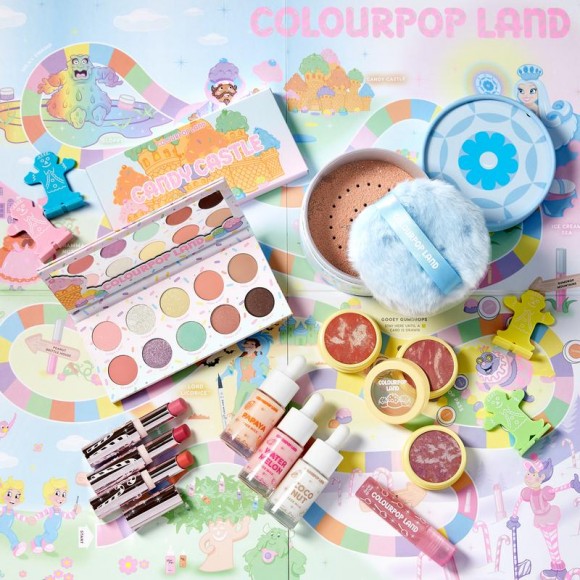 Набор косметики + игра ColourPop - Full Collection Kit - Colourpop Land PR Collection
