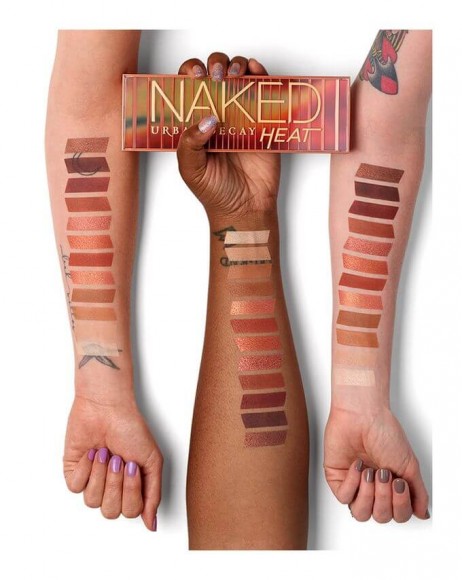 Палетка теней Urban Decay - Naked Heat Eyeshadow Palette.