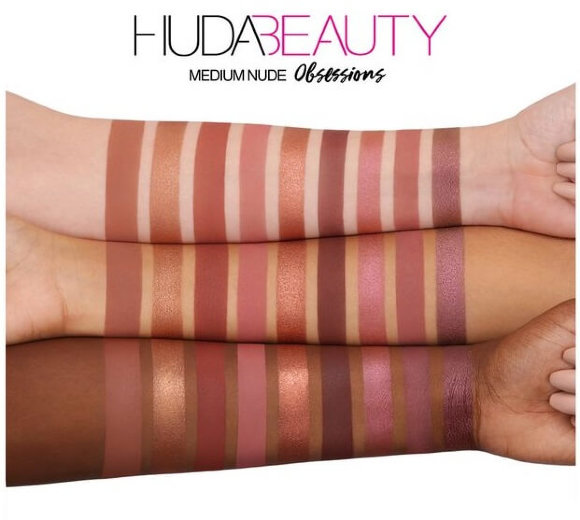 Палетка теней Huda Beauty - Medium Nude Obsessions Палетка теней Huda Beauty - Medium Nude Obsessions