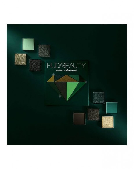[Уценка] Палетка теней Huda Beauty - Emerald Obsessions Palette [Повреждение при транспортировке] 2