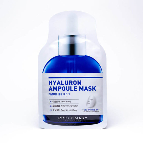 Маска для лица Proud Mary глубоко увлажняющая, с гиалуроновой кислотой - Hyaluron Ampoule Mask Pack