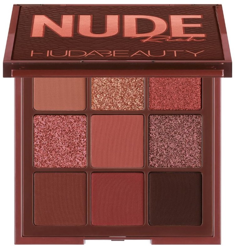 Палетка теней Huda Beauty - Rich Nude Obsessions купить, цена, пример ...