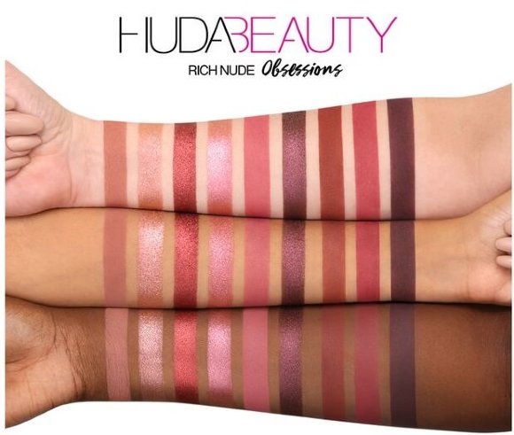 Палетка теней Huda Beauty - Rich Nude Obsessions Палетка теней Huda Beauty - Rich Nude Obsessions