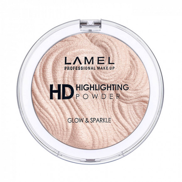 Пудра хайлайтер Lamel Professional - HD Highlighting Powder 402 Теплый