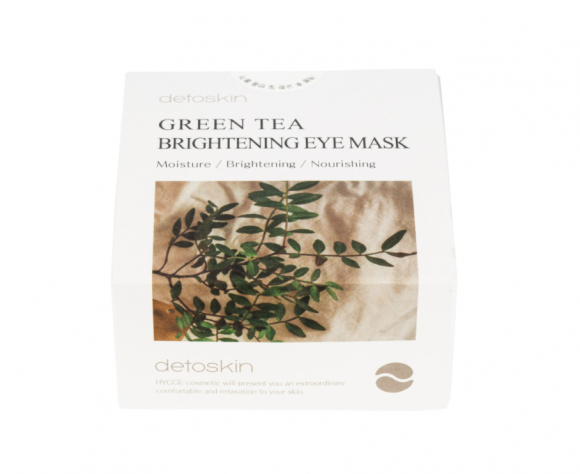 [Истекающий срок годности] Гидрогелевые патчи для глаз detoskin с экстрактом зеленого чая - Green Tea Brightening Eye Mask
