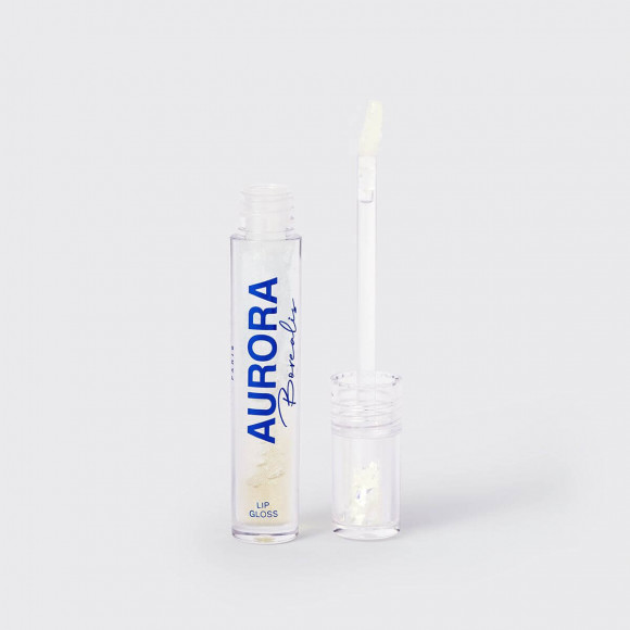 Блеск для губ VIVIENNE SABO - Aurora Borealis - Lip Gloss - 01 Прозрачный с сиренево-голубыми сияющими частицами