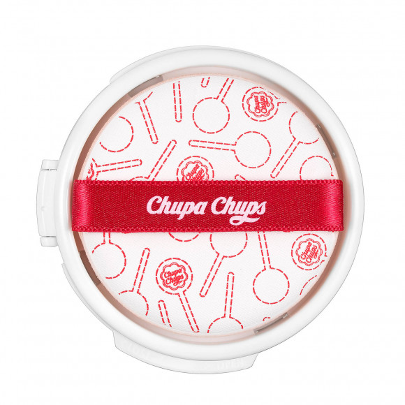 Cменный блок для тональной основы-кушона Chupa Chups Candy Glow Cushion Strawberry SPF50+ PA++++ , 1.0 Ivory