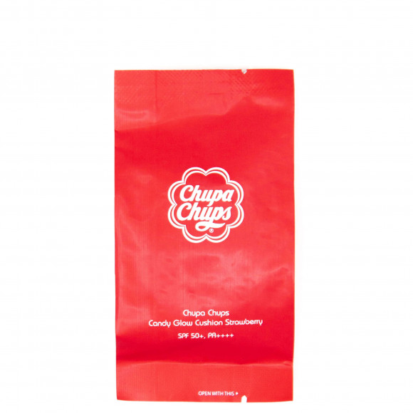 Cменный блок для тональной основы-кушона Chupa Chups Candy Glow Cushion Strawberry SPF50+ PA++++ , 1.0 Ivory Cменный блок для тональной основы-кушона Chupa Chups Candy Glow Cushion Strawberry SPF50+ PA++++ , 1.0 Ivory